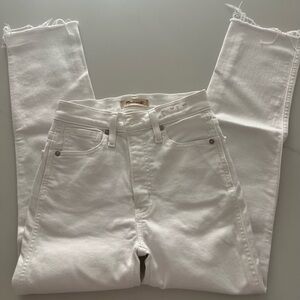 Madewell womens white jeans size 23 waist